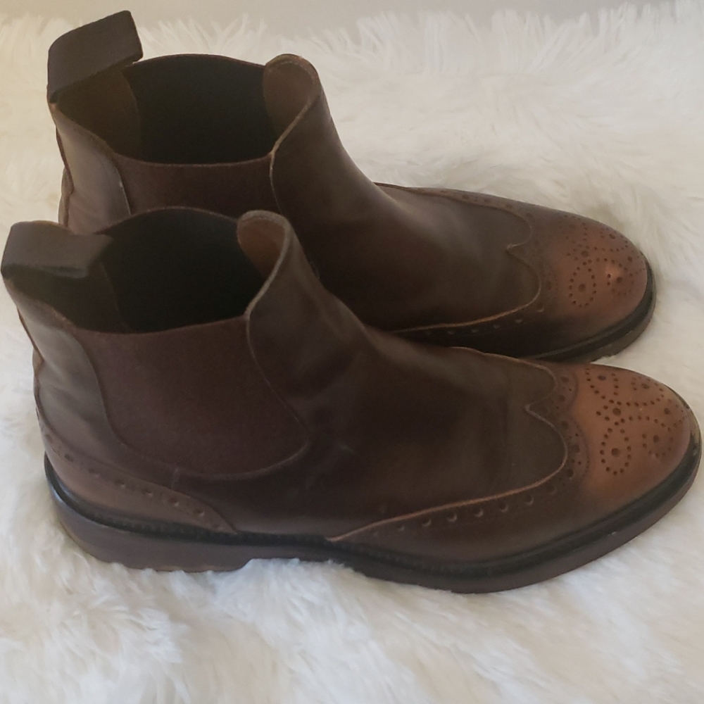 Doucal's chealse leather boots